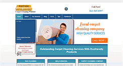 Desktop Screenshot of carpetcleaning-whittier.com