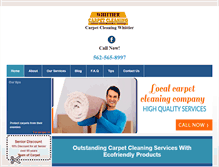 Tablet Screenshot of carpetcleaning-whittier.com